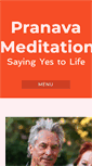 Mobile Screenshot of pranavameditation.com